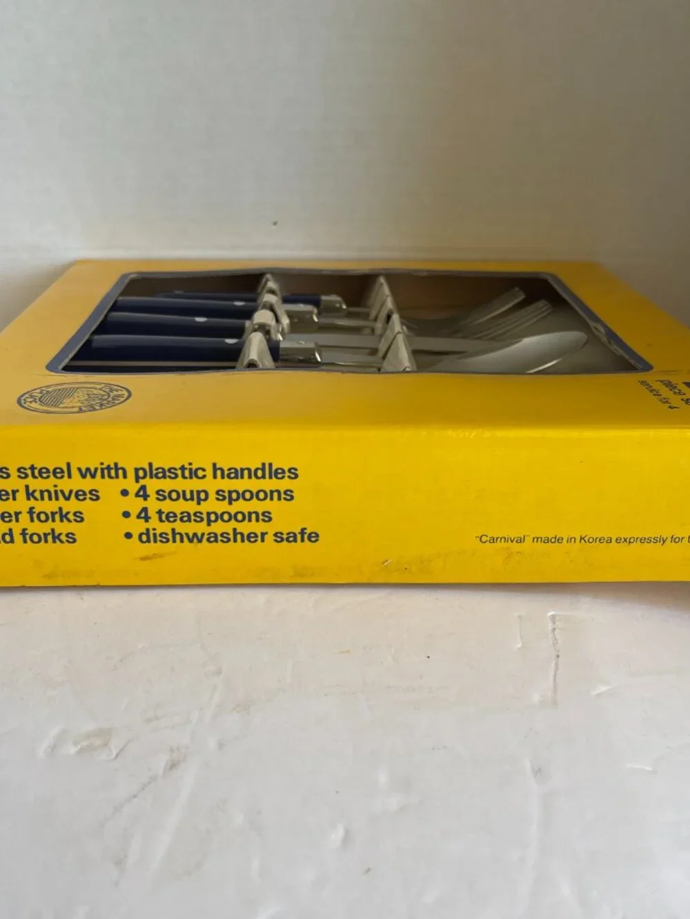 Market Place Stainless Steel 20 Piece Set Service for 4 